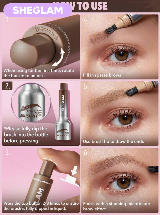 Pinceau Biseauté Pour Sourcils