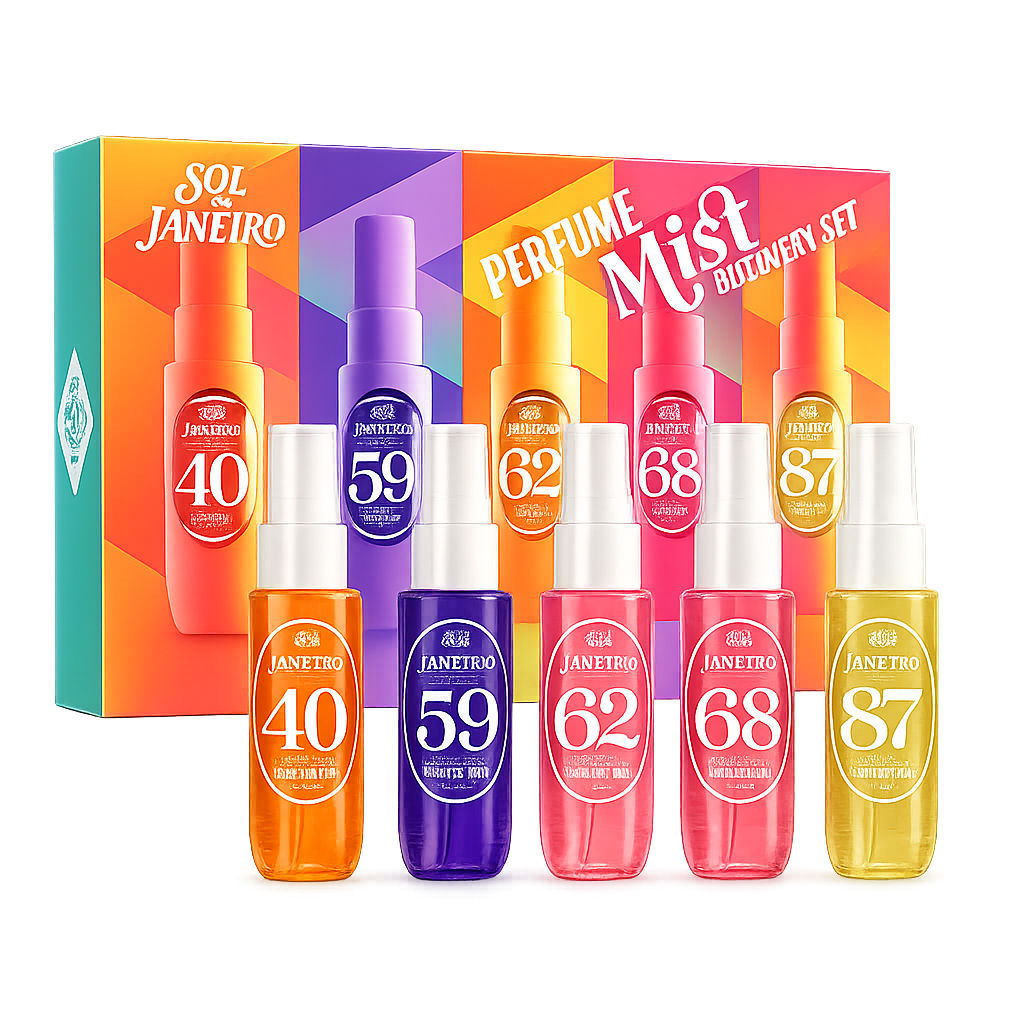 Sol de Janeiro – Perfume Mist Discovery Set | Coffret 5 Brumes Parfumées 35 ml