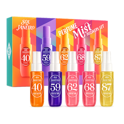 Sol de Janeiro – Perfume Mist Discovery Set | Coffret 5 Brumes Parfumées 35 ml