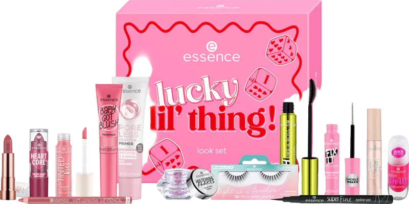 essence lucky lil' thing! look set
